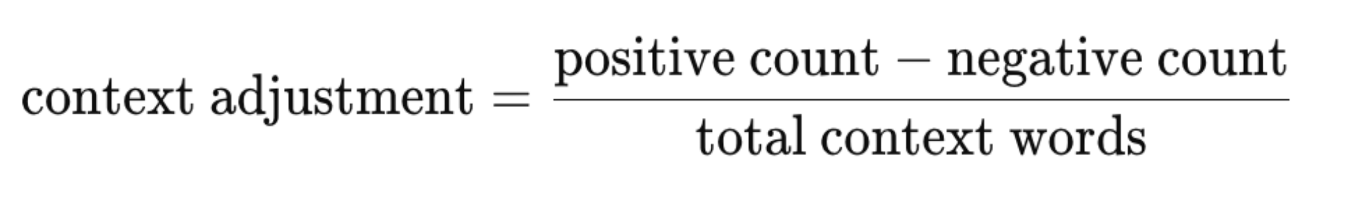 context adjustments