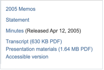 Picture showing 2005Memos